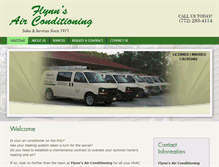 Tablet Screenshot of flynnair.com